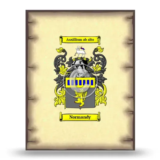 Normandy Coat of Arms Print