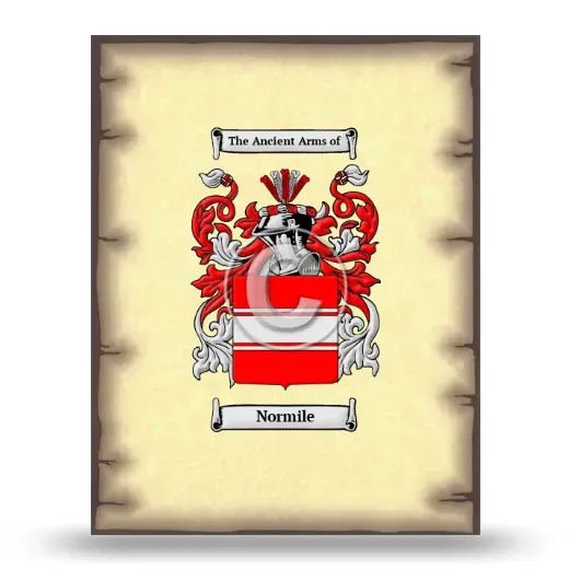 Normile Coat of Arms Print
