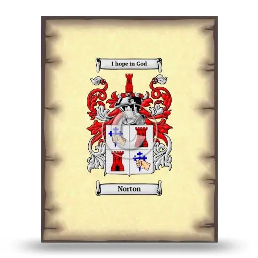 Norton Coat of Arms Print