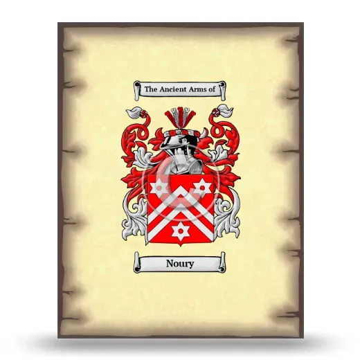 Noury Coat of Arms Print