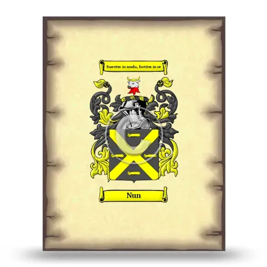 Nun Coat of Arms Print