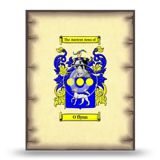 O flynn Coat of Arms Print