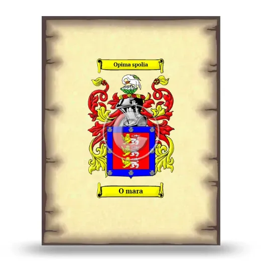O mara Coat of Arms Print