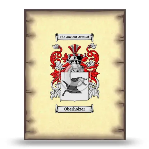 Oberholzer Coat of Arms Print