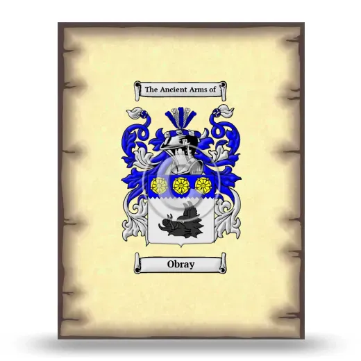 Obray Coat of Arms Print
