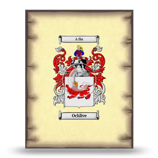 Ochlive Coat of Arms Print