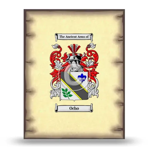 Ocho Coat of Arms Print