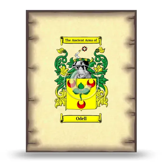 Odell Coat of Arms Print