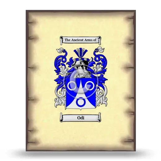 Odi Coat of Arms Print