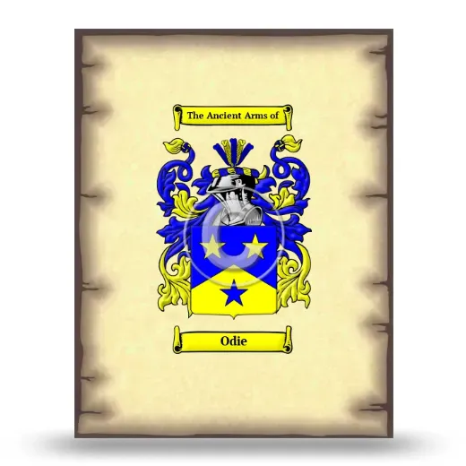 Odie Coat of Arms Print