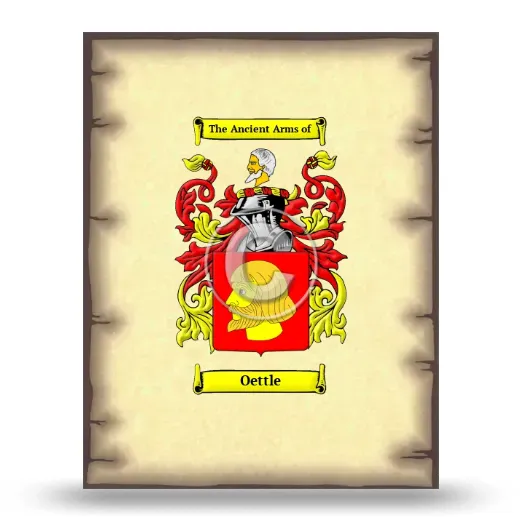 Oettle Coat of Arms Print