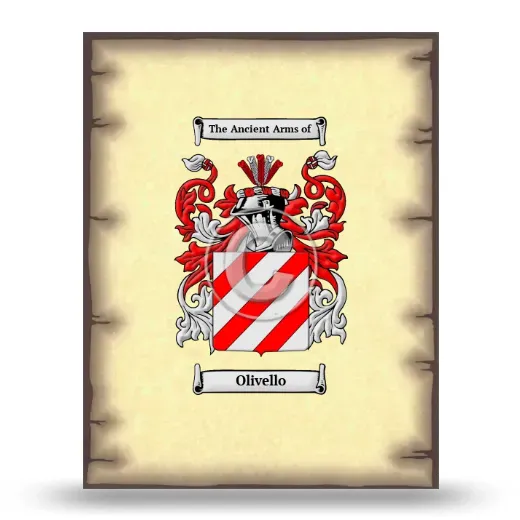 Olivello Coat of Arms Print