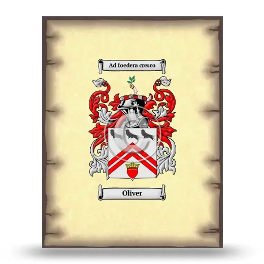Oliver Coat of Arms Print