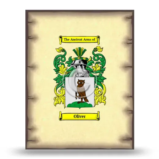 Oliver Coat of Arms Print