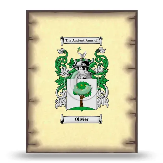 Olivier Coat of Arms Print