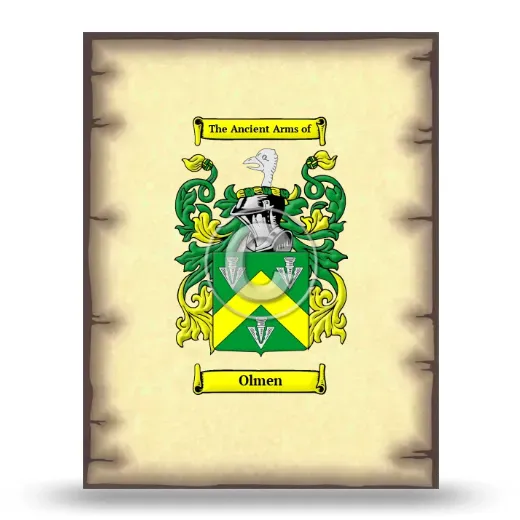 Olmen Coat of Arms Print