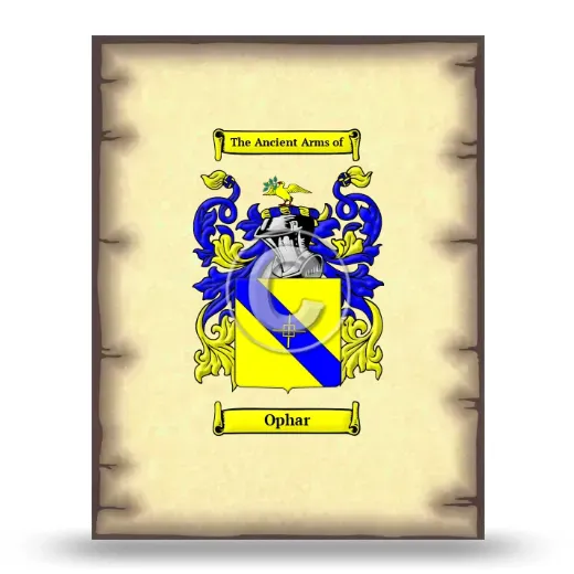 Ophar Coat of Arms Print
