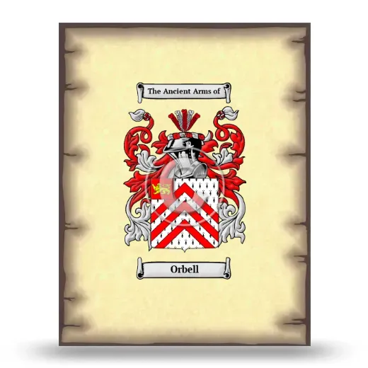 Orbell Coat of Arms Print