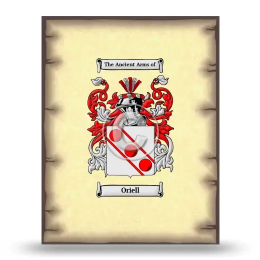 Oriell Coat of Arms Print
