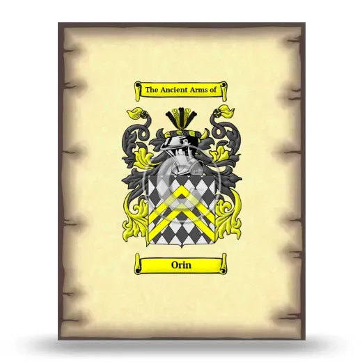 Orin Coat of Arms Print