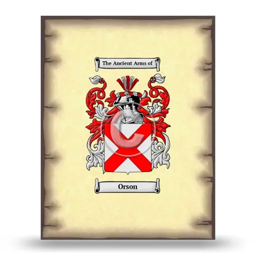 Orson Coat of Arms Print
