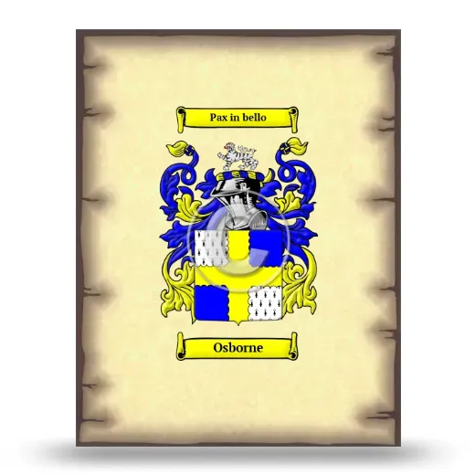 Osborne Coat of Arms Print