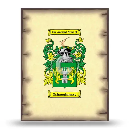 Oshaughnessy Coat of Arms Print