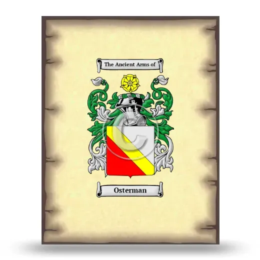 Osterman Coat of Arms Print