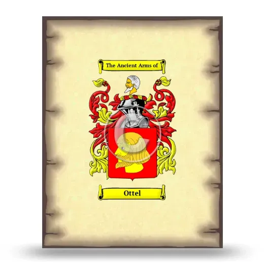 Ottel Coat of Arms Print