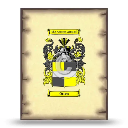 Otten Coat of Arms Print