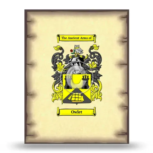 Owlet Coat of Arms Print