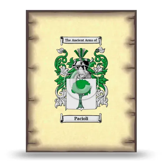 Pacioli Coat of Arms Print
