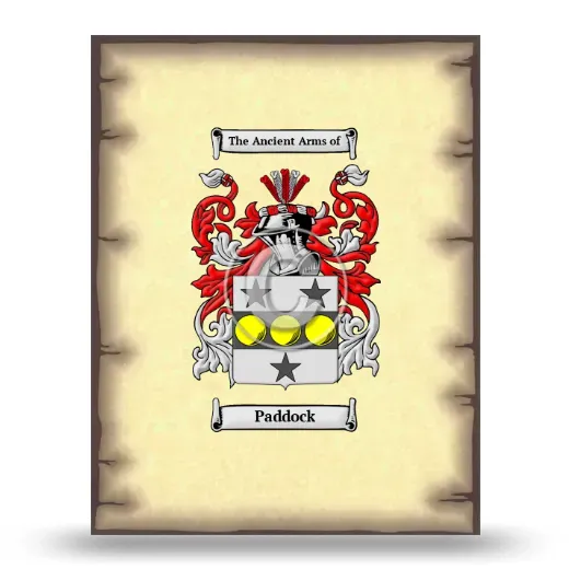 Paddock Coat of Arms Print