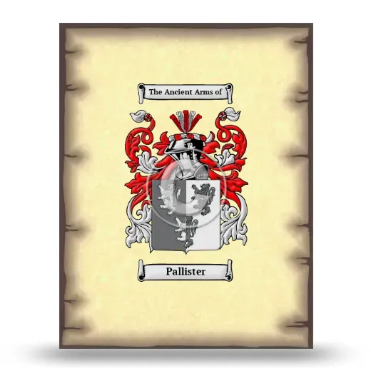 Pallister Coat of Arms Print