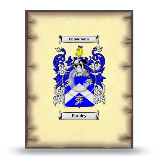 Pandey Coat of Arms Print