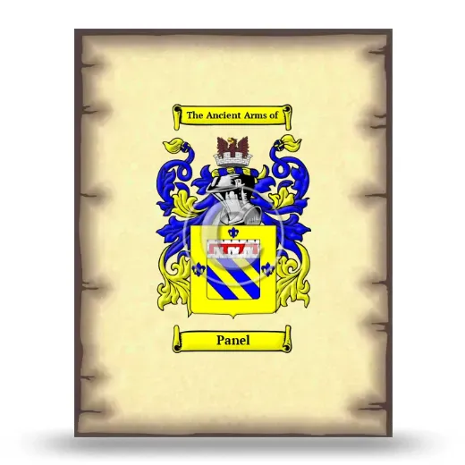Panel Coat of Arms Print