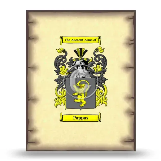 Pappas Coat of Arms Print