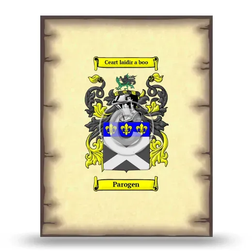 Parogen Coat of Arms Print
