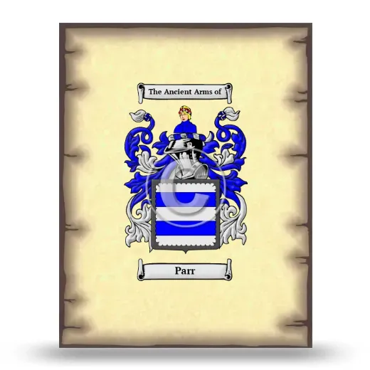 Parr Coat of Arms Print