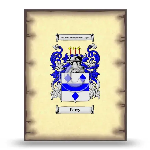 Parry Coat of Arms Print