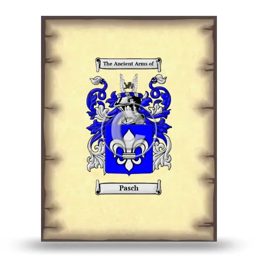 Pasch Coat of Arms Print