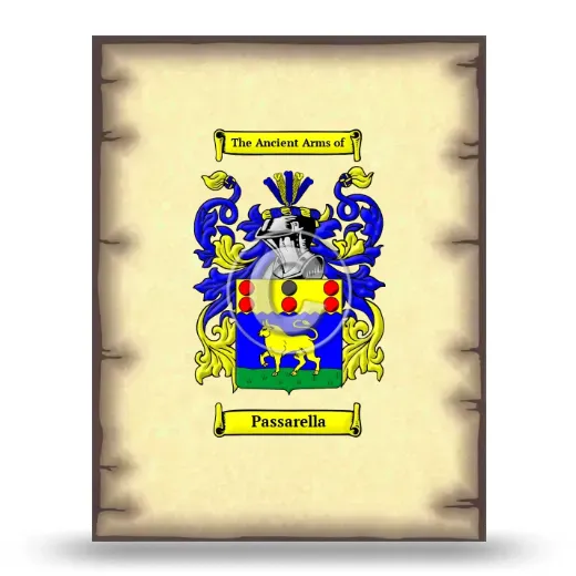 Passarella Coat of Arms Print