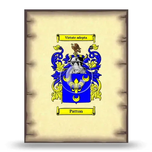 Patton Coat of Arms Print