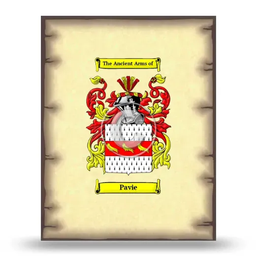 Pavie Coat of Arms Print