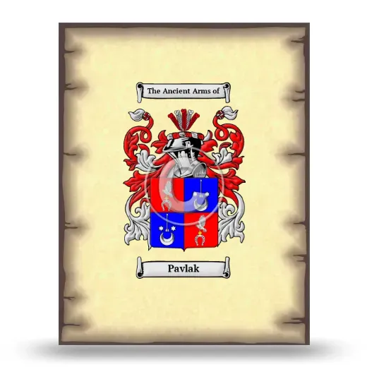 Pavlak Coat of Arms Print
