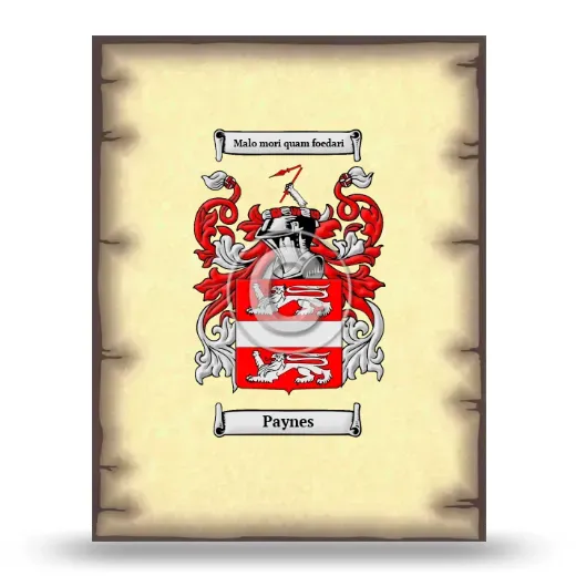 Paynes Coat of Arms Print