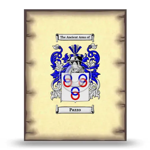 Pazzo Coat of Arms Print