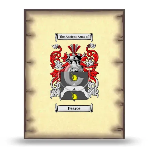 Pearce Coat of Arms Print