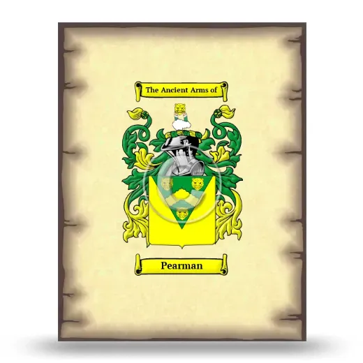Pearman Coat of Arms Print