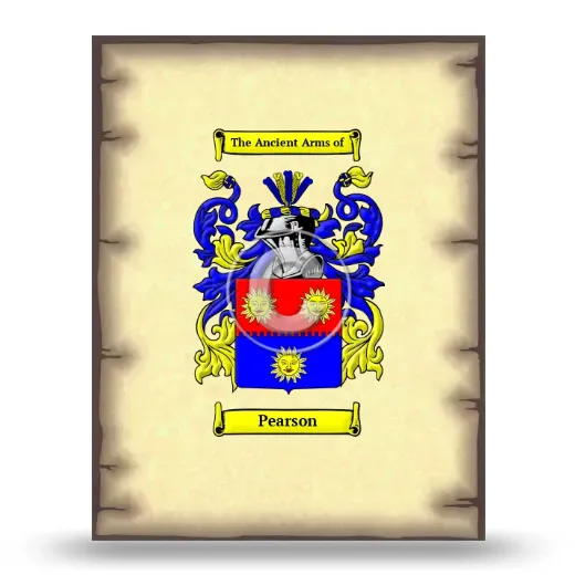 Pearson Coat of Arms Print